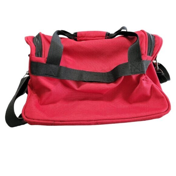 Coleman Duffle Gym Travel Red Shoulder Bag - Picture 4 of 11